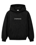 [ TAXPAYER ] HOODIE BLACK SUEDE